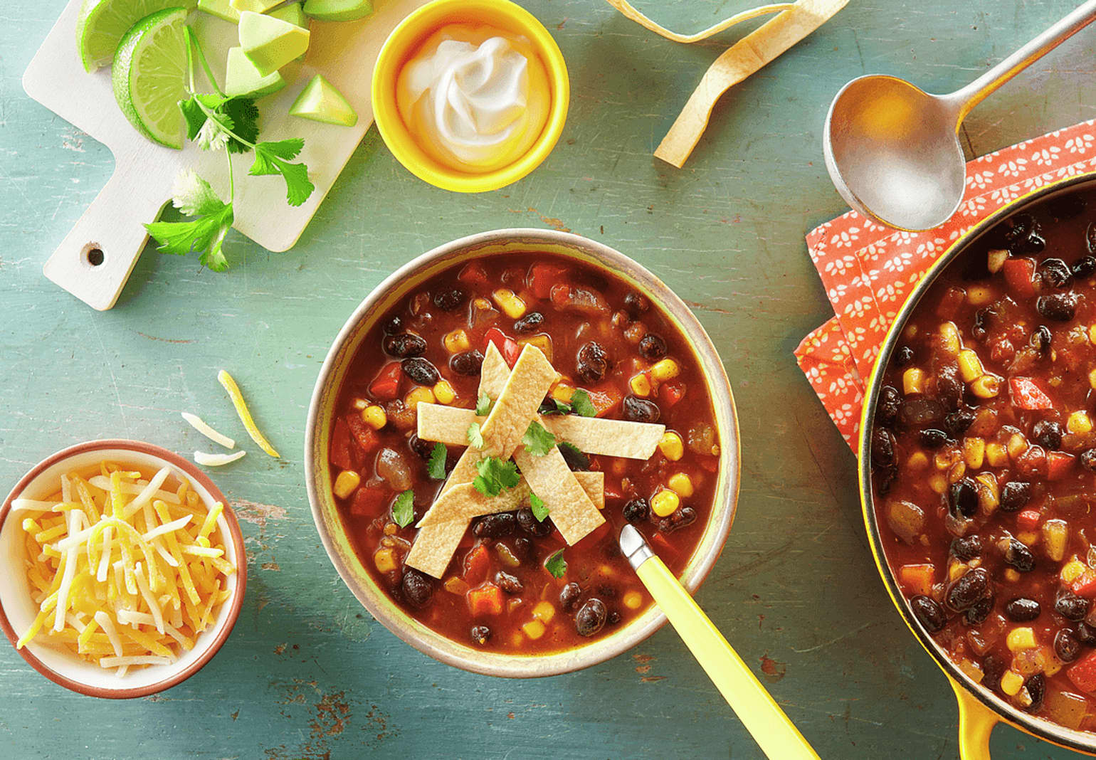 Vegetarian Tortilla Soup